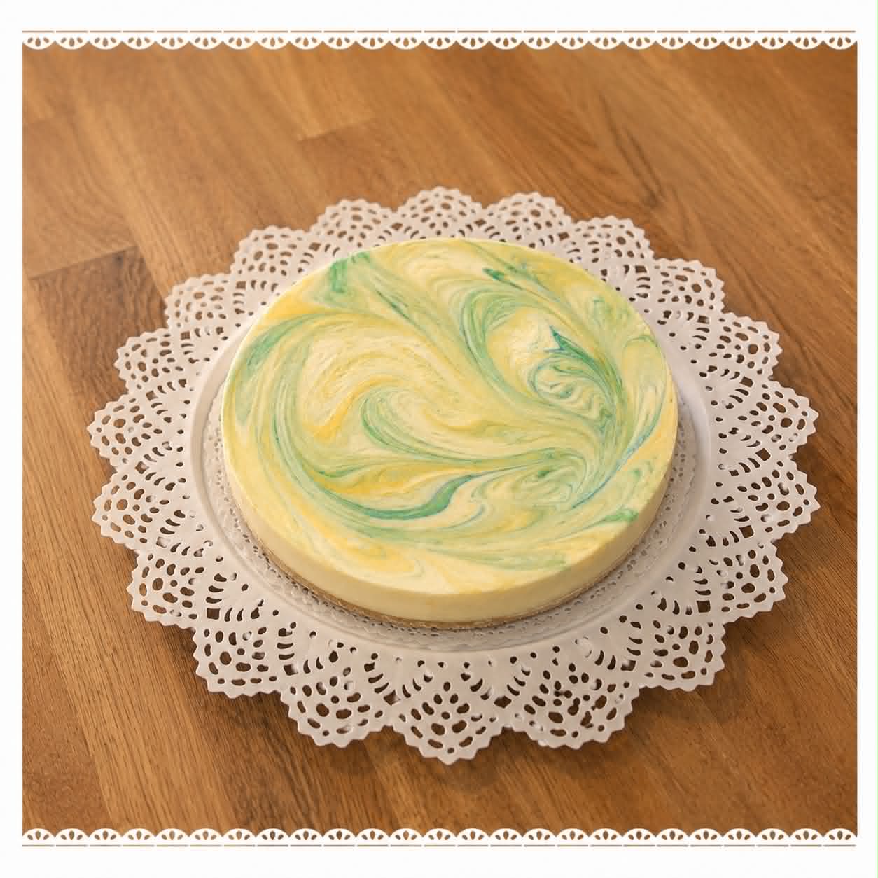 Swirl cheesecase