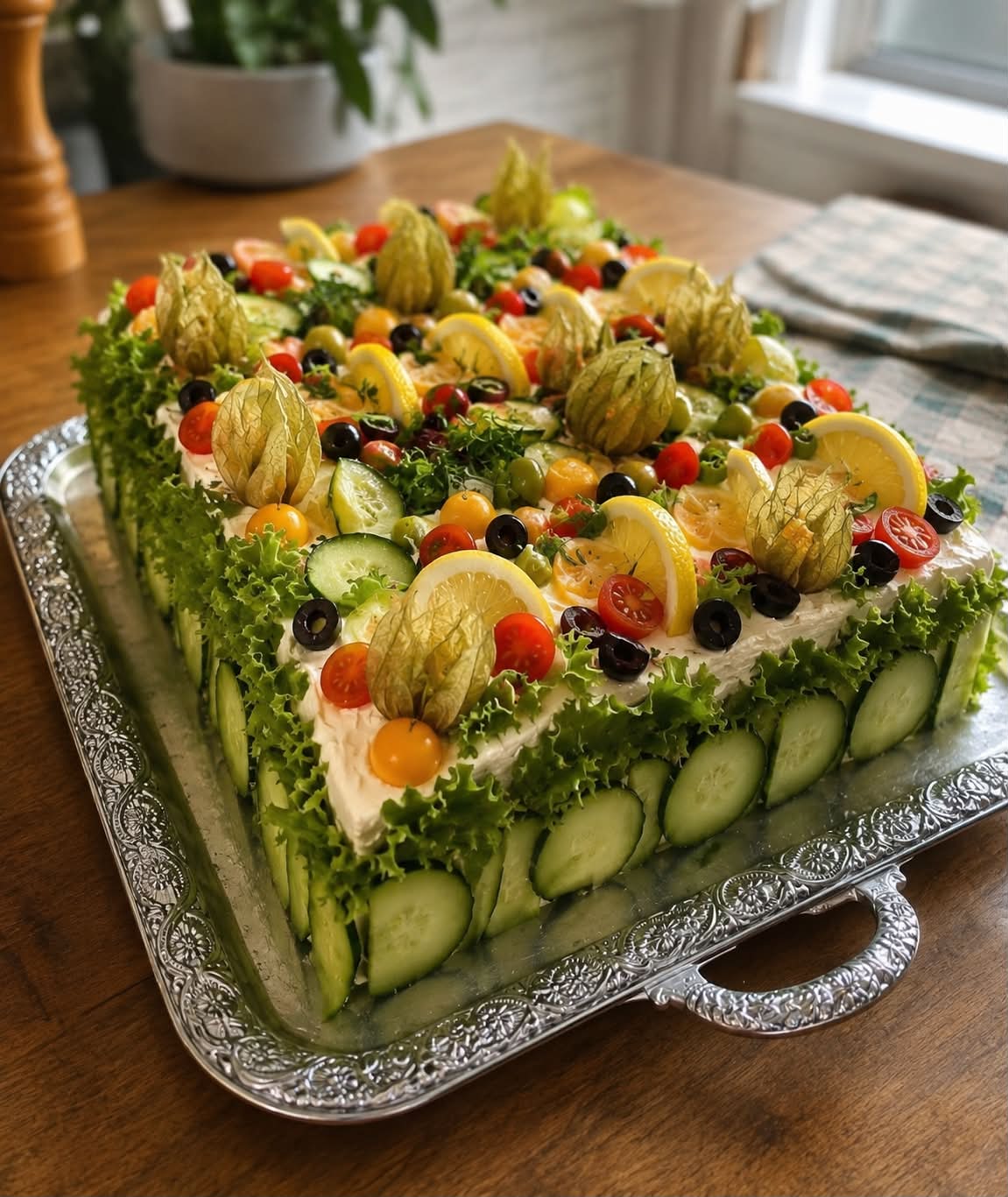 Smörgåstårta – Vegetarisk